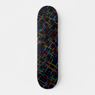 Skateboard Motif à bandes multiples cool