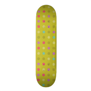 Skateboard Motif à pois d'arrière - plan