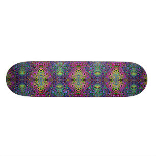 Skateboard Motif Abstrait du Kaleidoscope