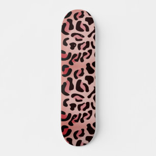 Skateboard Motif animalier imprimé léopard moderne