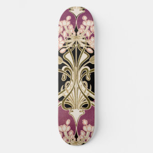 Skateboard Motif Art Nouveau #2