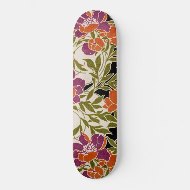 Skateboard Motif Art Nouveau #3 (Recto)