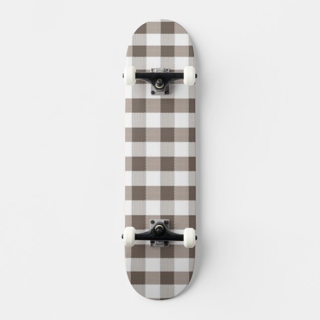 Skateboard Motif Brown de nappe (Recto)