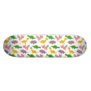 Skateboard Motif coloré mignon de dinosaure pour des garçons