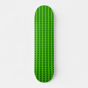 Skateboard Motif d'arbre de Noël à rayures vertes