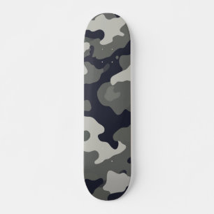 Skateboard Motif de camouflage gris urbain
