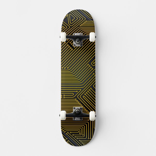 Skateboard Motif de carte d'ordinateur (Recto)