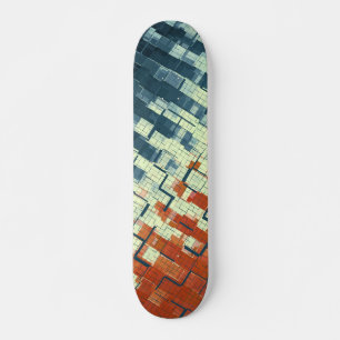Skateboard Motif de COOL de la marine jaune orange