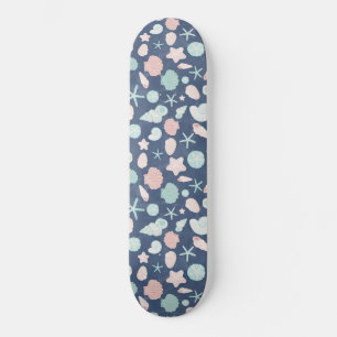 Skateboard motif de coquillages