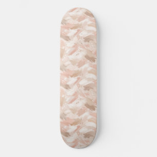 Skateboard Motif de coup de pinceau abstrait