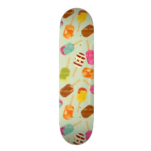 Skateboard Motif de crème glacée