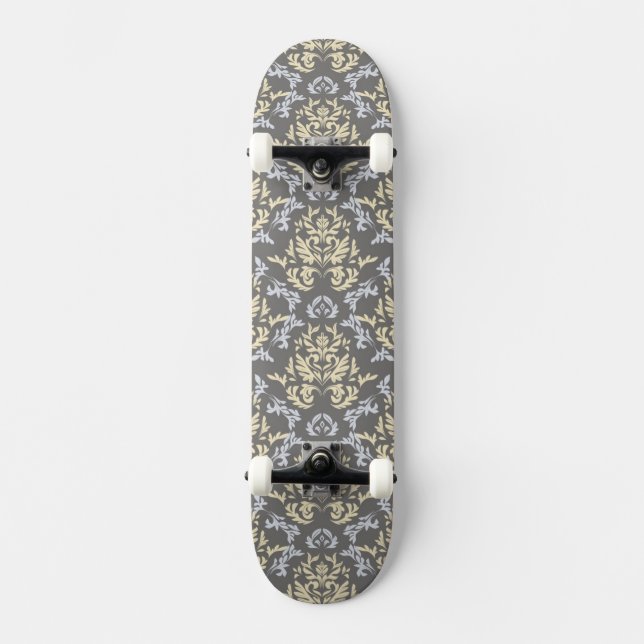Skateboard Motif de damassé (Recto)