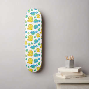 Skateboard Motif De Dinosaures, Dinosaures Mignons, Baby Dino