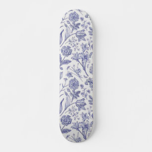 Skateboard Motif de fleurs