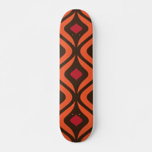 Skateboard motif de formes géométriques Abstraites les années