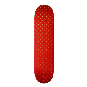 Skateboard Motif de fraise