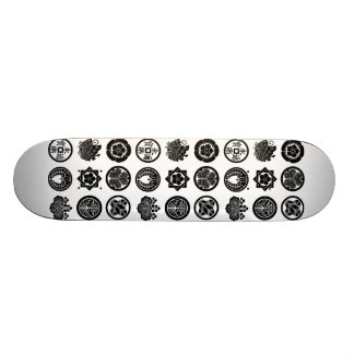Skateboard motif de kamon