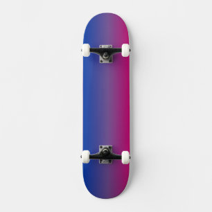 Skateboard Motif de la fierté dégradante : Bi