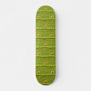 Skateboard Motif de la peau de l'oreille de reptile de serpen