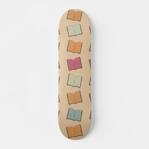 Skateboard Motif de livre