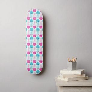 Skateboard Motif de méduses, Mignonne méduse, Sea Animaux