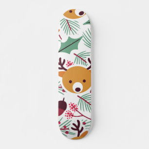 Skateboard Motif de Noël mignon