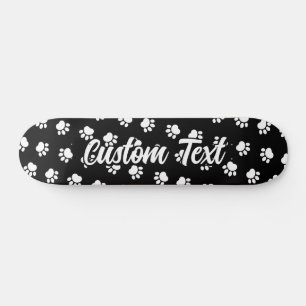 Skateboard Motif de pattes pour animaux de compagnie