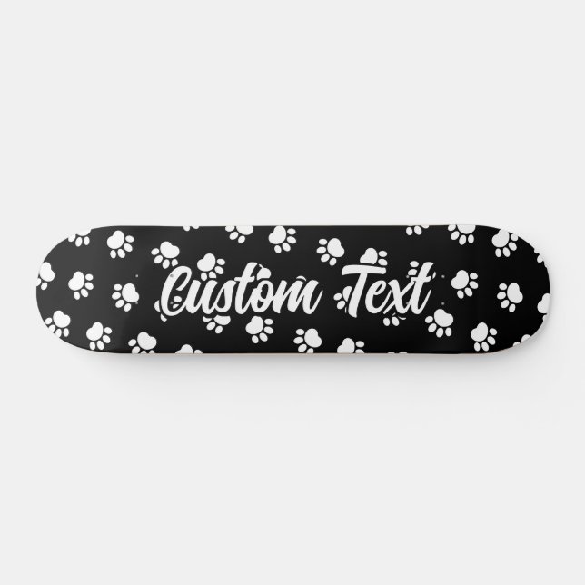 Skateboard Motif de pattes pour animaux de compagnie (Horz)