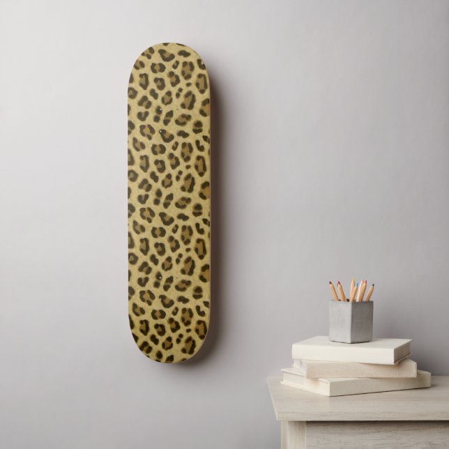Skateboard Motif de peau Poster de animal léopard (Art mural)