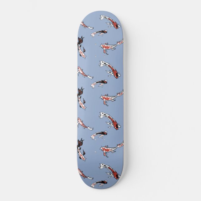 Skateboard Motif de poisson Koi Carp (Recto)