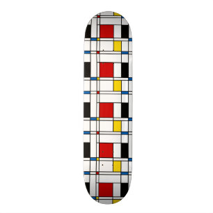 Skateboard Motif de Stijl