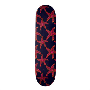 Skateboard Motif de style d'étoiles de mer