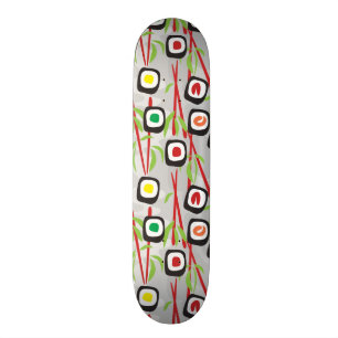 Skateboard Motif de sushi