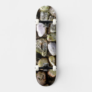 Skateboard Motif de terrain en pierre de roches déchirées