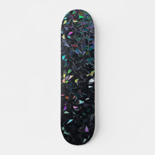 Skateboard Motif de verre teinté abstrait iridescent personna