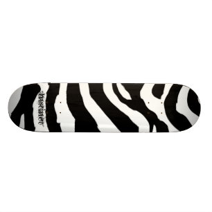 Skateboard Motif de zèbre
