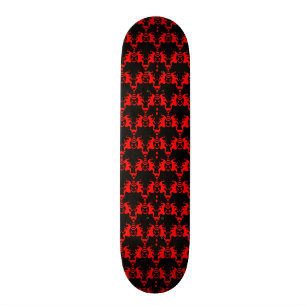 Skateboard Motif d'entrelacement du clown