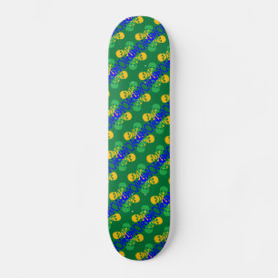 Skateboard Motif des compétences et des os croisés