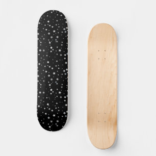 Skateboard Motif des étoiles d'argent mignonnes Toute coule
