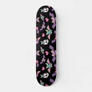 Skateboard Motif d'Halloween Pastel Goth Bat Lover