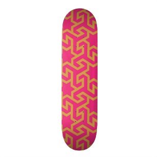 Skateboard Motif en forme d'étoile arabe