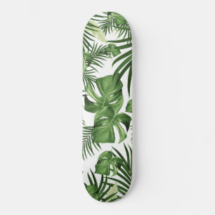Skateboard Motif Feuille de la jungle tropicale n° 12 (édit