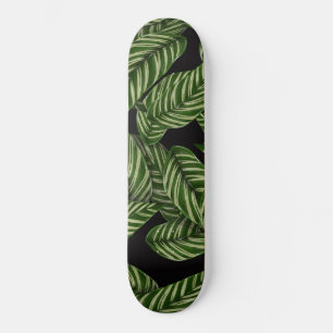 Skateboard Motif Feuille tropical