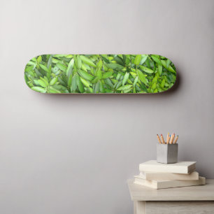 Skateboard Motif Feuille verdoyant - Nature Botanique
