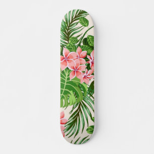 Skateboard Motif floral