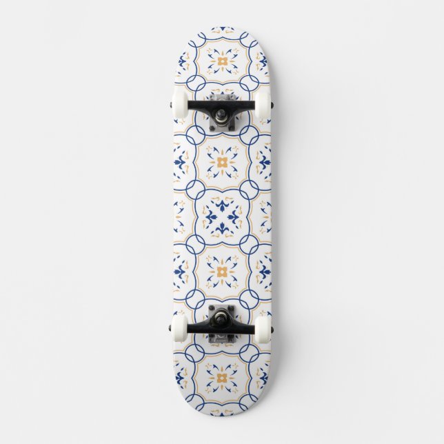Skateboard Motif floral (Recto)