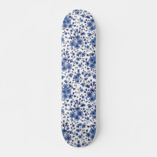 Skateboard Motif floral