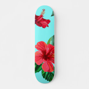 Skateboard Motif floral