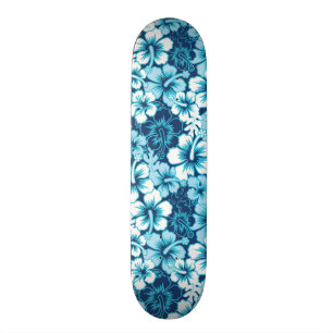 Skateboard Motif floral de ketmie de surf