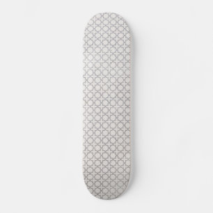 Skateboard Motif géométrique beige islamique